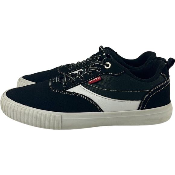 Levi’s‎ Lance Chambray Lowtop Rubber Sole Sneaker Size 6 - Picture 2 of 10